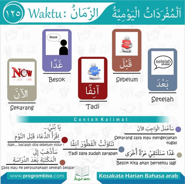 kosa kata bahasa arab 125